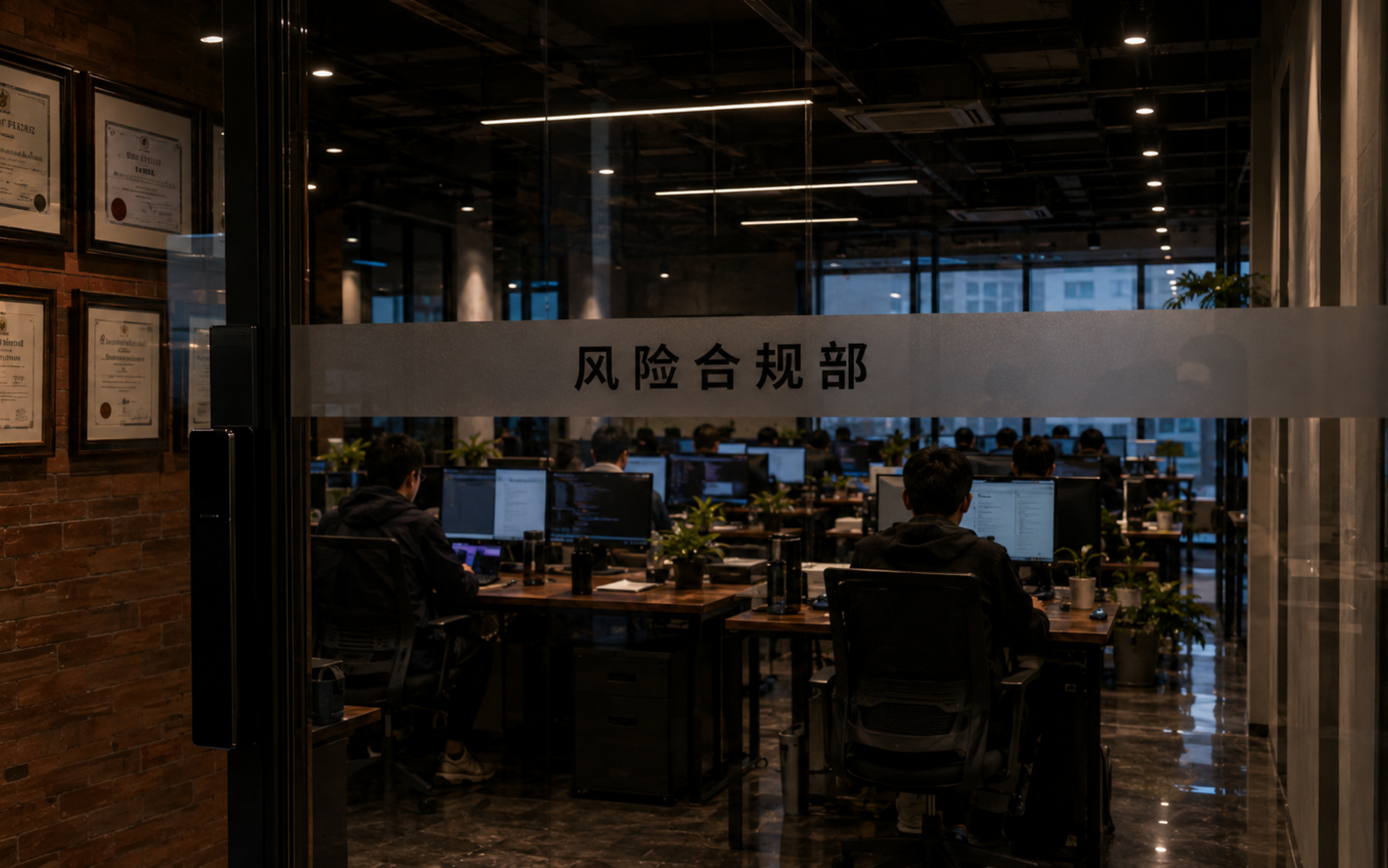 深流 xChannel 资质与风控底盘场景图